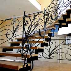 Кованые лестницы и перила - Кованые изделия